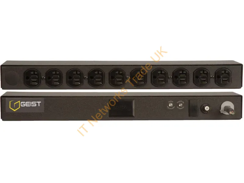 38100 - Vertiv Spfn104-1025 Power Distribution Unit (Pdu) 10 Ac Outlet(S) Black