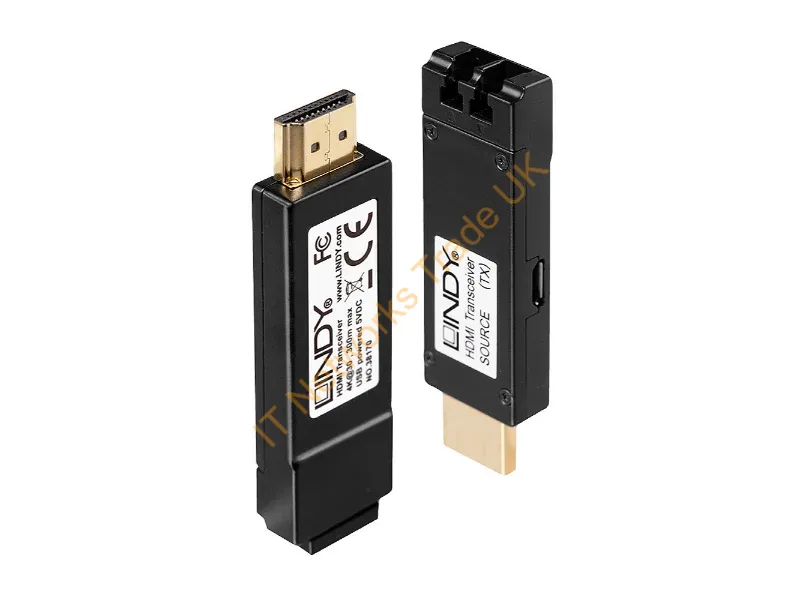 Lindy 38170 AV transmitter & receiver Black AV extender