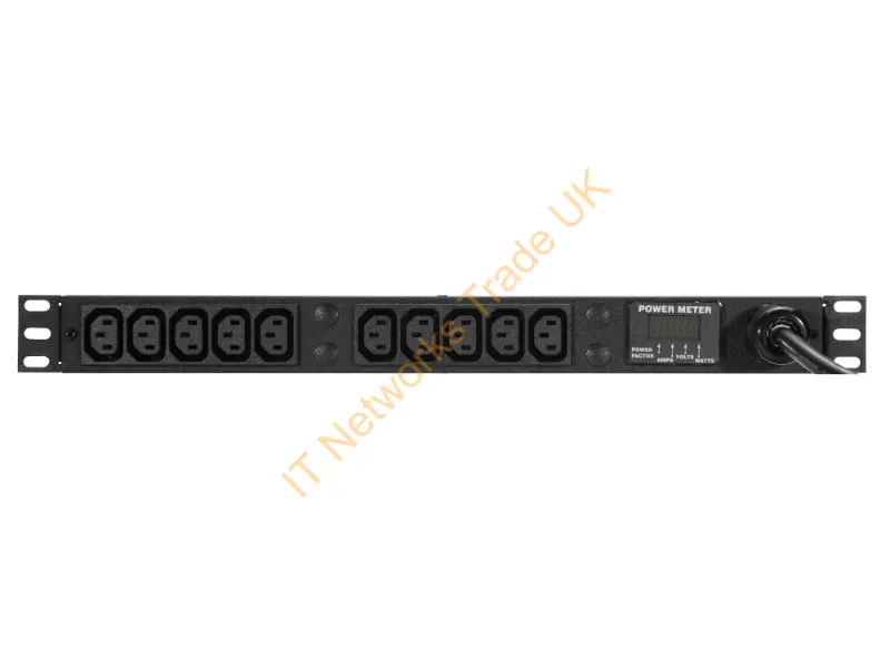 38171 - Vertiv Vhvlcn102-102C13Tl6 Power Distribution Unit (Pdu) 10 Ac Outlet(S) Black