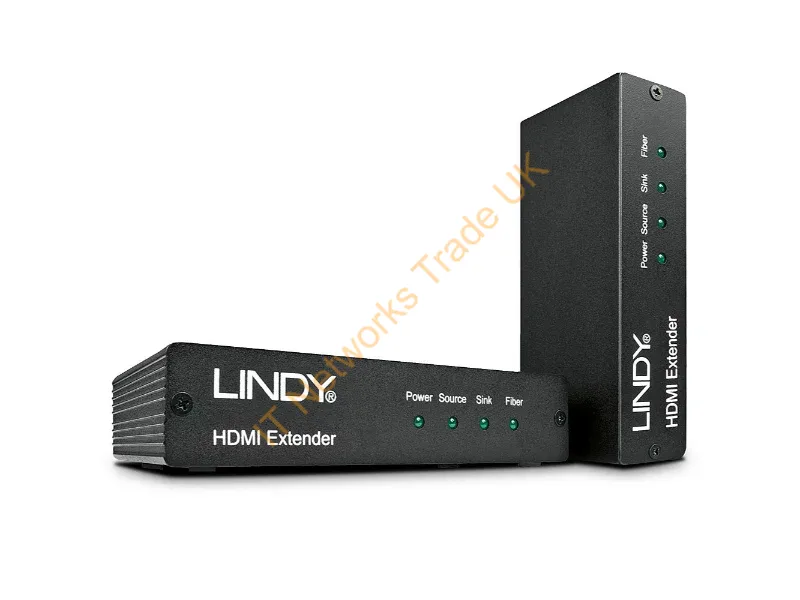 Lindy 38204 AV transmitter & receiver Black AV extender