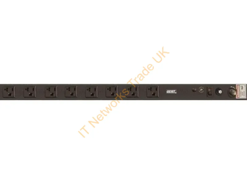 38214 - Vertiv Geist Nsvk080-102R20Tl Power Distribution Unit (Pdu) 8 Ac Outlet(S) 0U Black
