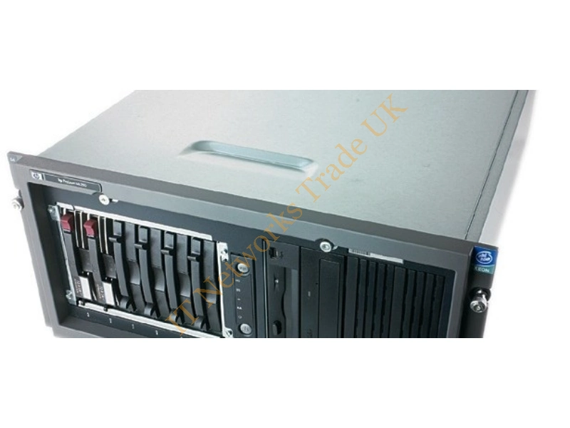 382177-001 HP ProLiant ML350 G4p -1x Xeon 3.2GHz 512MB Ram Ultra-320 SCSI 48x CD-ROM Fdd Gigabit Ethernet Ilo 5u Rack Server Server System