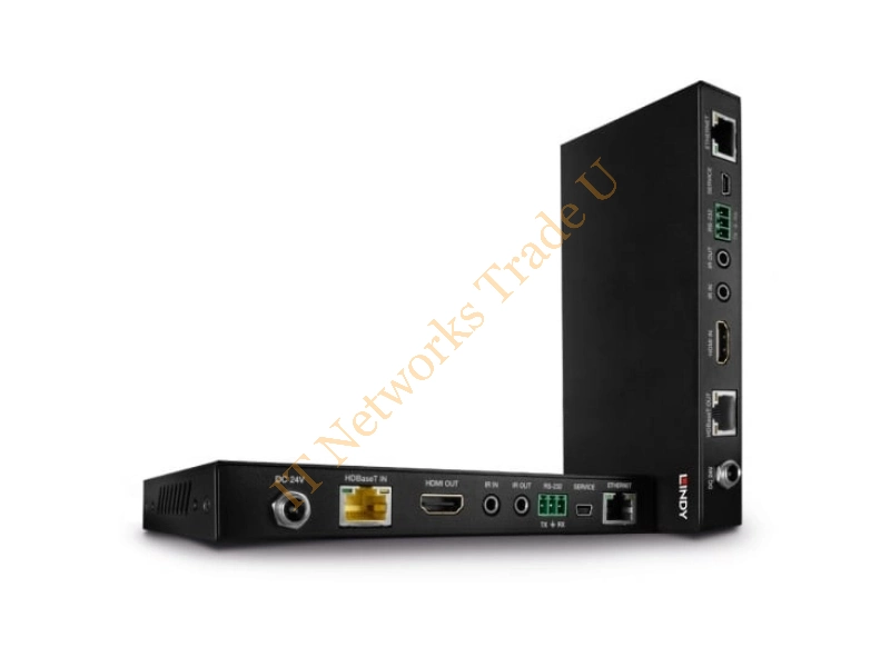 Lindy 38219 AV transmitter & receiver Black AV extender