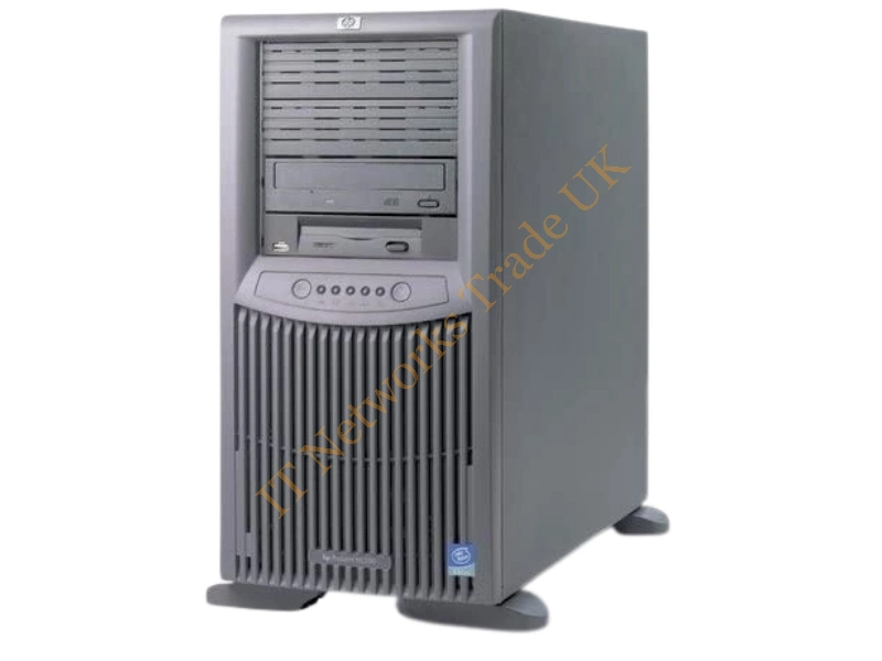 382195-001 HP ProLiant ML350 G4p 1x Xeon 3.0GHz 1GB Ram Ultra-320 SCSI 48x CD-ROM Fdd Gigabit Ethernet Ilo Sa-641 RAID 5u Rack Server Server System
