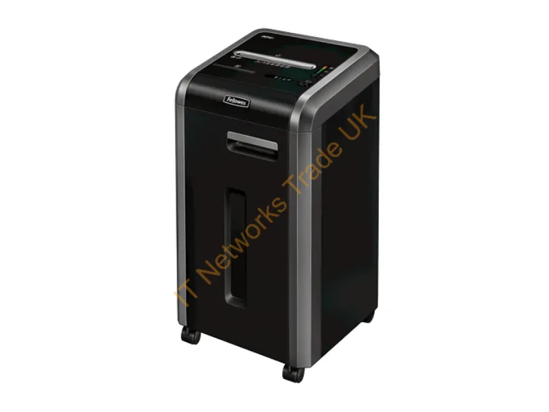 3825001 - Fellowes C-225Ci Paper Shredder Cross Shredding Black, Silver