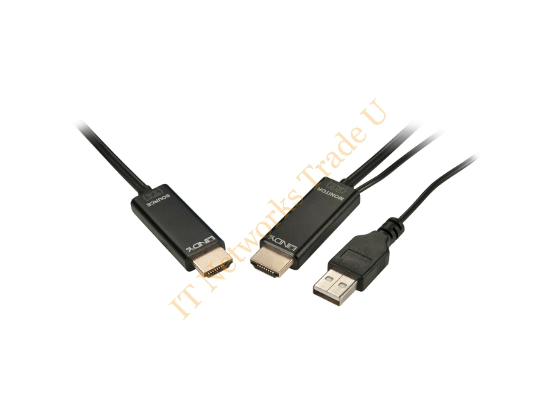 Lindy 38278 50m HDMI Black HDMI cable Video Cable