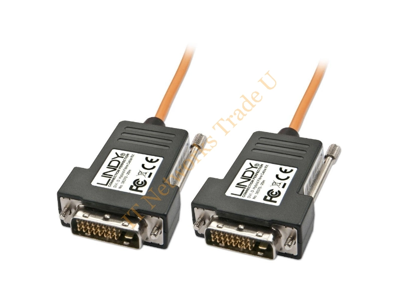 Lindy 38376 80m DVI-D DVI-D Black,Orange DVI cable Video Cable
