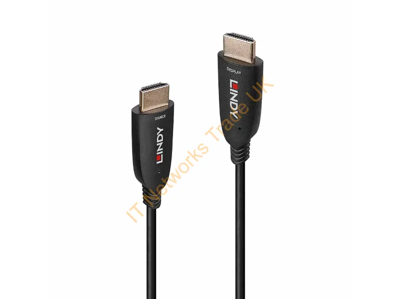 38518 - Lindy 100m Fibre Optic Hybrid HDMI 8K60 Cable