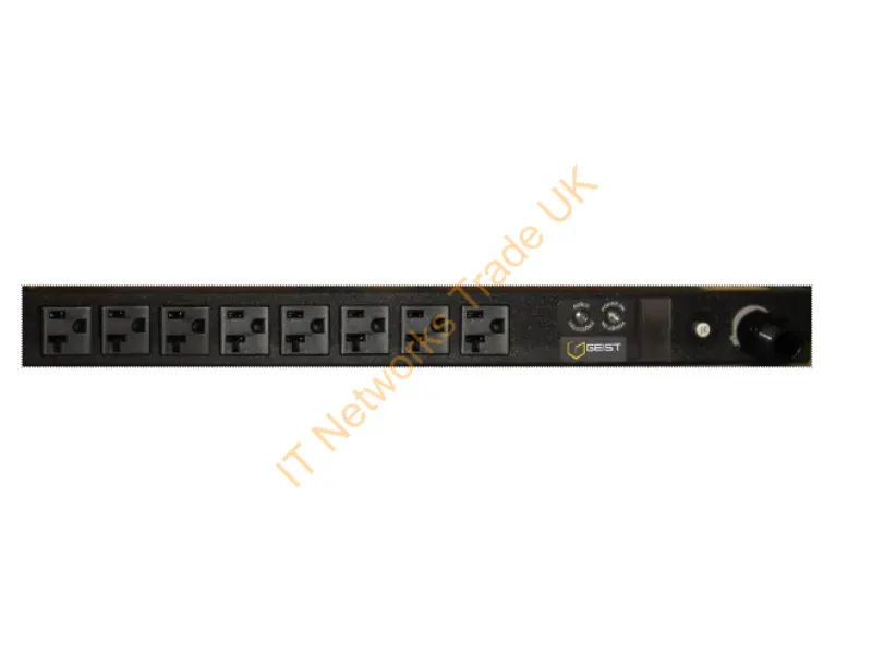 38553 - Vertiv Vssl084-102R20 Power Distribution Unit (Pdu) 8 Ac Outlet(S) Black