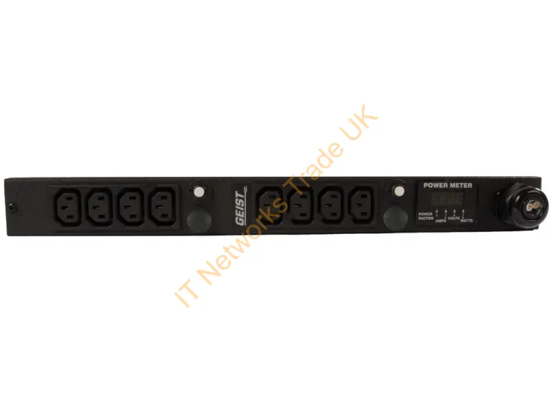 38563 - Vertiv Vrelcn080-103C13Tl6 Power Distribution Unit (Pdu) 8 Ac Outlet(S) Black
