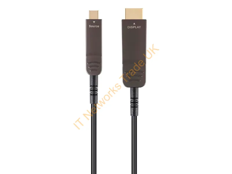 38583 - Monoprice 38583 Hdmi Cable 598.4" (15.2 M) Hdmi Type A (Standard) Usb Type-C Brown