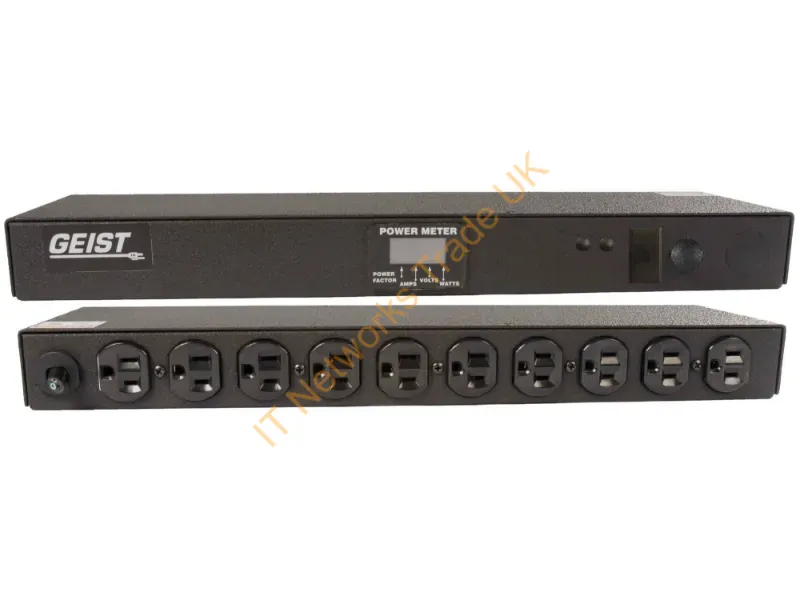 38641 - Vertiv Geist Jrcn102-101D15St5 Power Distribution Unit (Pdu) 10 Ac Outlet(S) 0U Black