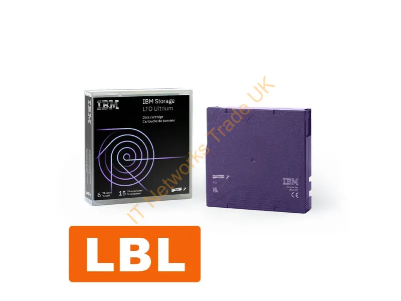 38L7302L IBM 6TB/15TB LTO Ultrium-7 Tape Data Cartridge Tape Media Storage