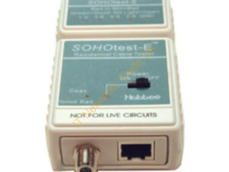 39004 - C2G Sohotest-E Residential Cable Tester Network Analyzer White