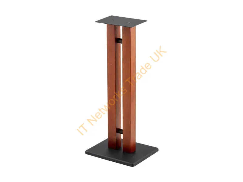 39169 - Monoprice 39169 Speaker Mount Floor Mdf, Steel, Wood Black, Cherry (Fruit)
