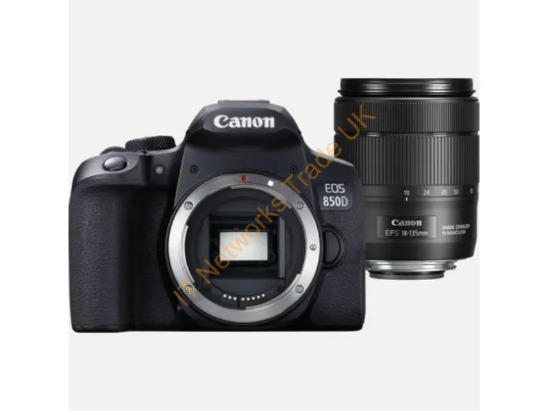 3925C020 - Canon EOS 850D SLR Camera Kit 24.1 MP CMOS 6000 x 4000 pixels Black