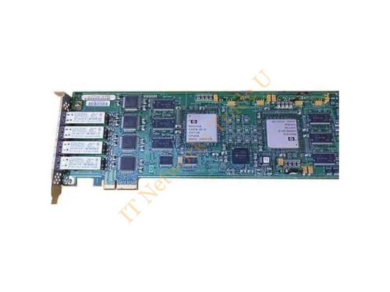 393479-001 HP QLA2344 4-Port 2GB/s Fibre Channel PCI-Express Host Bus Adapter