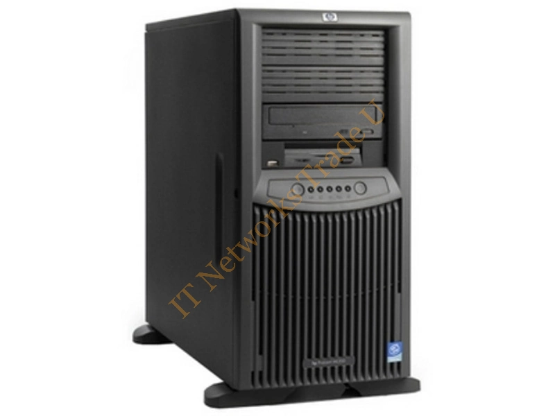 393826-DM1 HP ProLiant ML350 G4 Network Storage Server (NAS) 1 x Intel Xeon 3.2GHz 1.27TB RJ-45 Network VHDCI (mini-Centronics) Type A USB