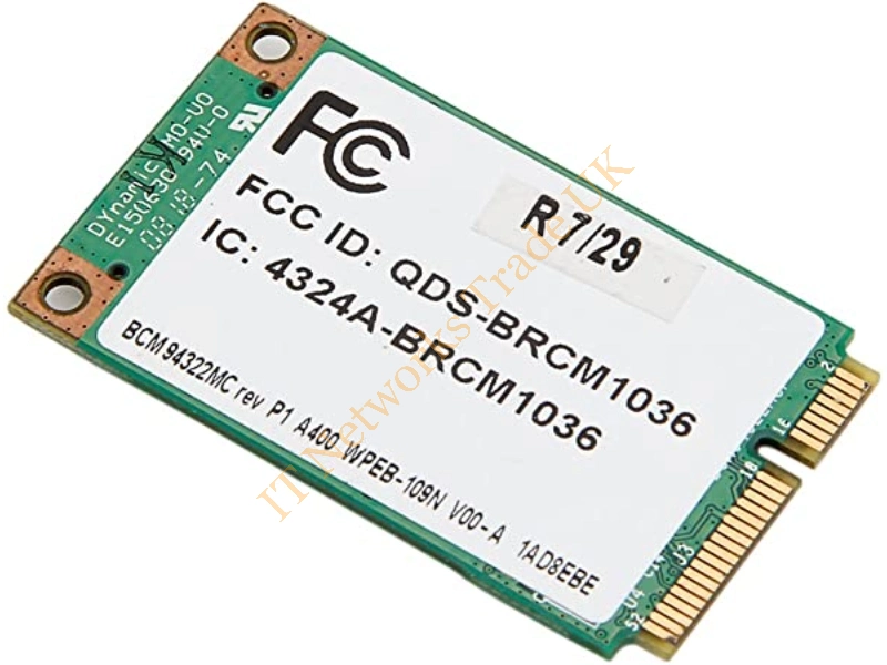 395514-001 HP Broadcom 4322AGN Mini PCI-Express 802.11a/b/g Wireless LAN (WLAN) Network Interface Card Wireless LAN Card