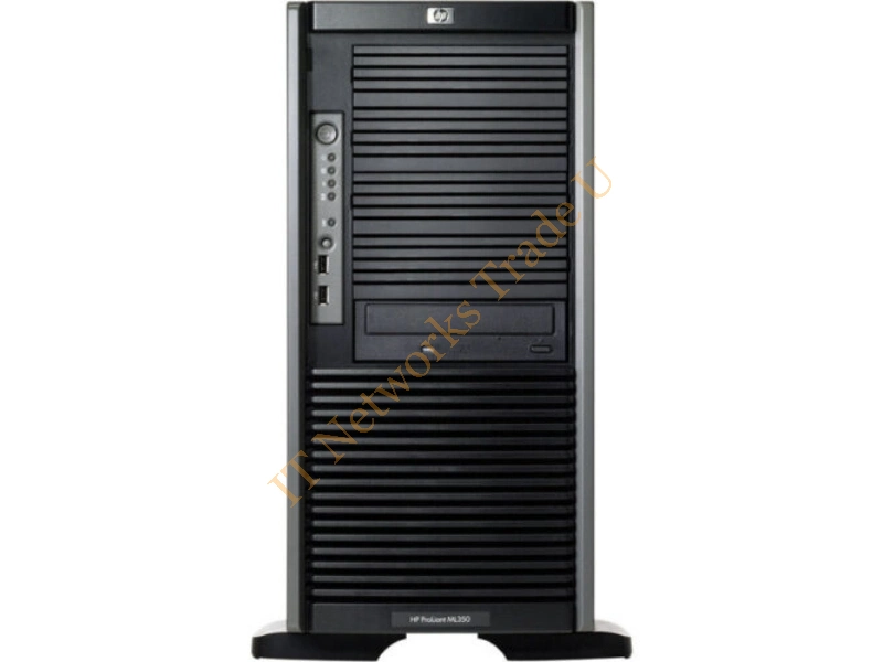 395581-001 HP ProLiant Ml350 G5 1x Xeon 5060 DC 3.2GHz CPU 1GB RAM SFF SAS/SATA HS 48x CD-ROM Gigabit Ethernet ILO 5u Tower Server Server System