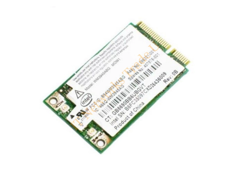 396331-003 HP Broadcom 3945ABG Mini PCI-Express 802.11a/b/g Wireless Lan (WLAN) Network Interface Card for DV9000/DV2000 Series Notebooks Wireless LAN Card