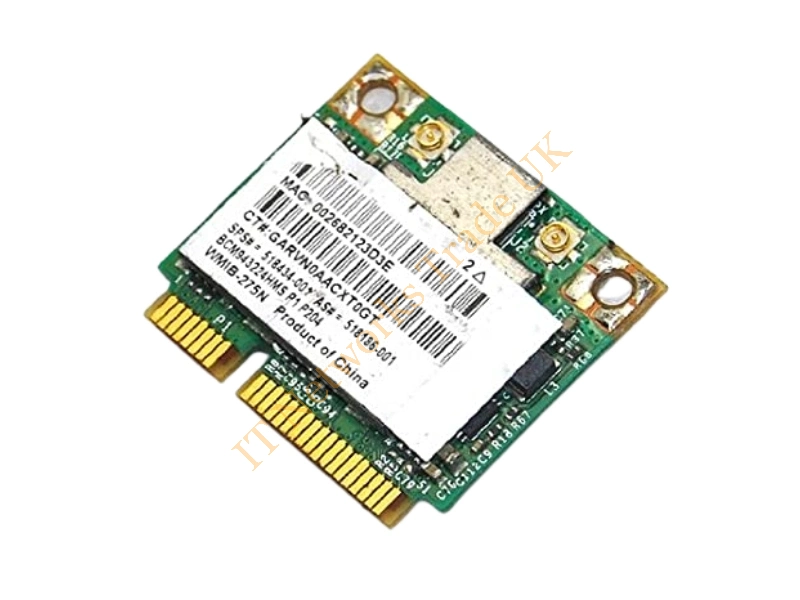396332-001 HP Broadcom 3945ABG Mini PCI-Express 802.11A/B/G Wireless Lan (WLAN) Network Interface Card for 6910 Wireless LAN Card