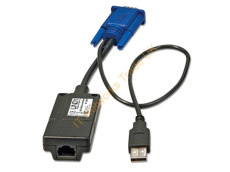 39634 - Lindy CAT-32 IP Computer Access Module, USB and VGA
