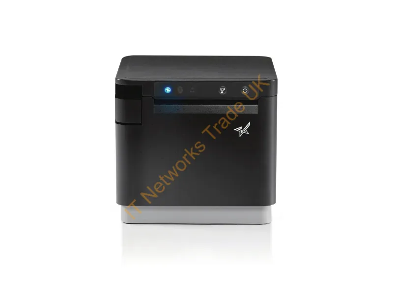 39659190 - Star Micronics MCP31CI BK E+U, mPOS Receipt Printer 400mm/s Direct Thermal, 58/80mm paper width, USB-C with Power Delivery for iOS / Android / Windows, Ethernet LAN, USB-A peripheral hub, CloudPRNT Next, Black Case, EU UK, 24VDC PS included