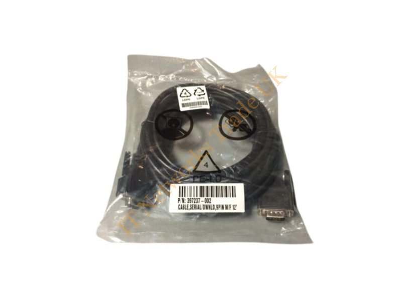 SKU: 397237-002 - HP - 12Ft 9-Pin M/F Serial Cable - Connector