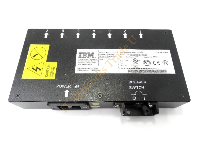 39Y8908 IBM DPI 7 Outlet Universal Power Distribution Rack PDU