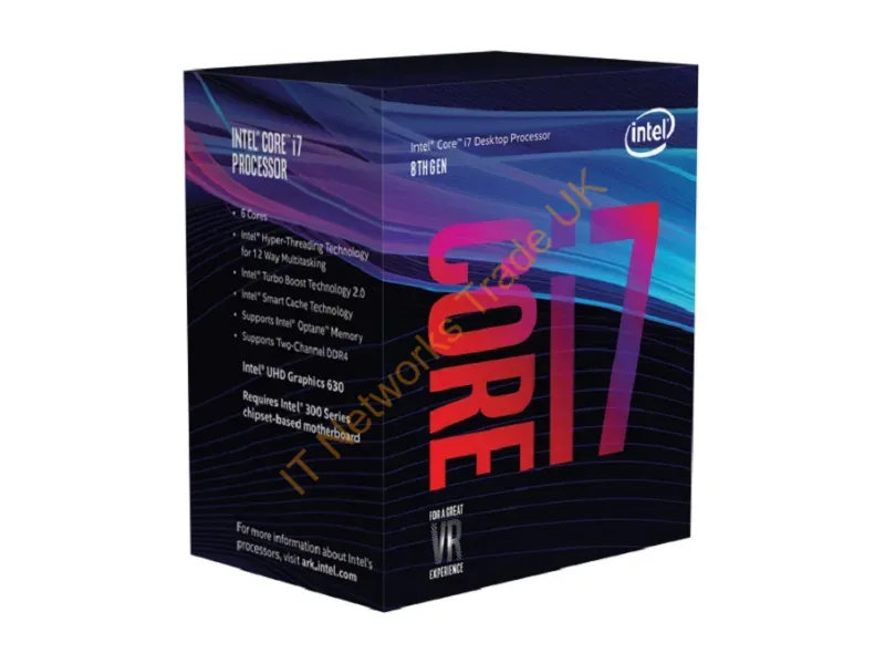3AX66AV - Hp Core Intel I7-8700 Processor 3.2 Ghz 12 Mb Smart Cache Box