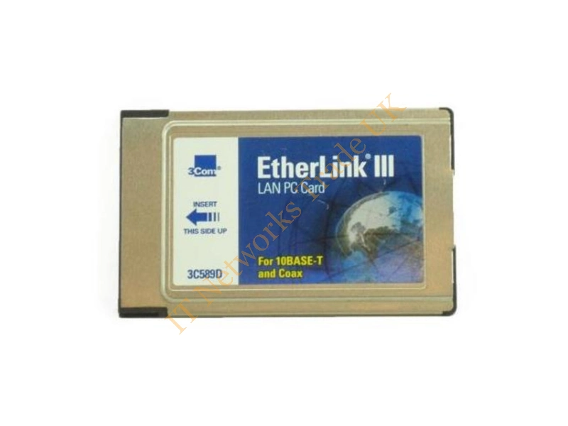 3C589 3Com EtherLink III 10Base-T PCMCIA Network Adapter