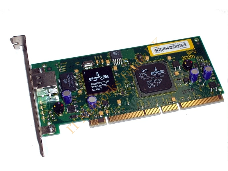 3C996T 3Com Gigabit 10/100/1000Mb/s PCI-X 64-Bit Network Interface Card