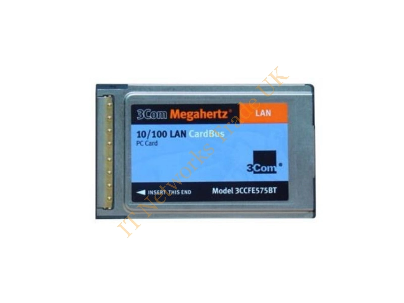 3CCFE575CT 3Com Megahertz Network Adapter CardBus 1 x RJ-45 10/100Base-TX