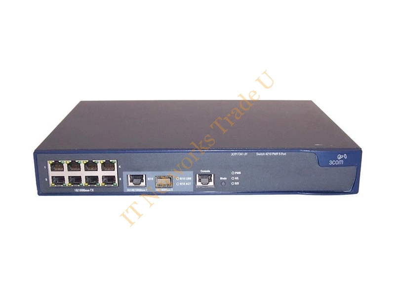 3CR17341A-91 3Com 8-Ports 10/100Base-T Ethernet 4210 Network Switch
