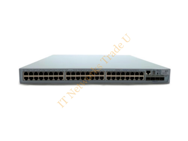 3CR17572-91 3Com 4500 PWR PoE 50-Port 10/100 Ethernet Switch 2 Port Gigabit NIB Network Switch