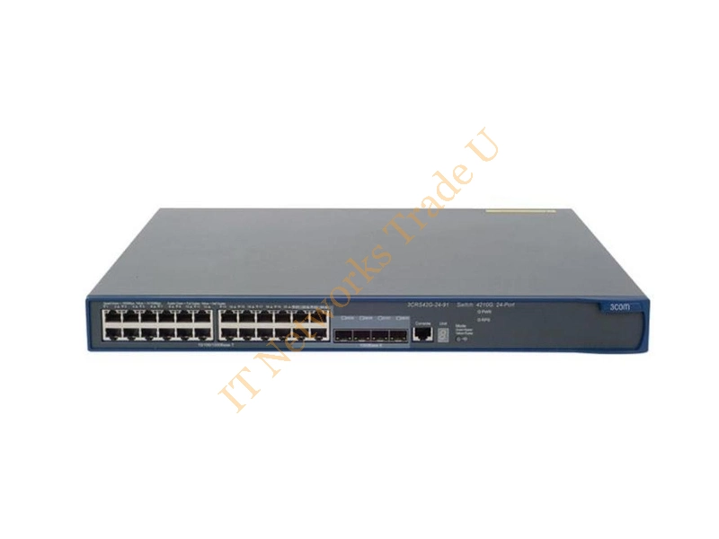 3CRS42G-24-91 HP 3Com 4210G 24-Ports Ethernet Managed Network Switch