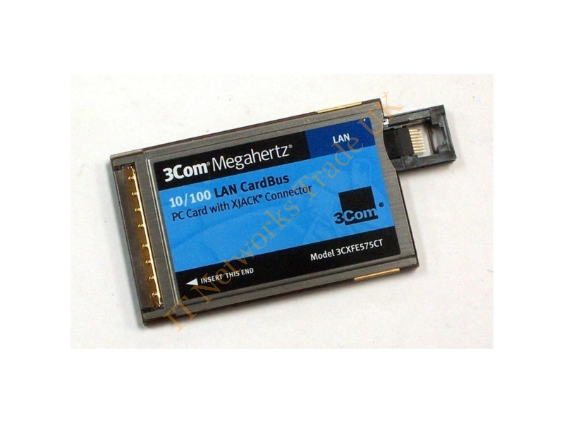 3CXFE575CT 3Com Megahertz Network Adapter CardBus 1 x RJ-45 10/100Base-TX