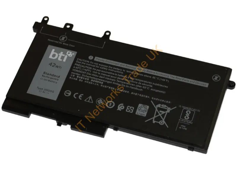 3DDDG-BTI - Bti 3Dddg- Industrial Rechargeable Battery Lithium Polymer (Lipo) 3684 Mah 11.4 V