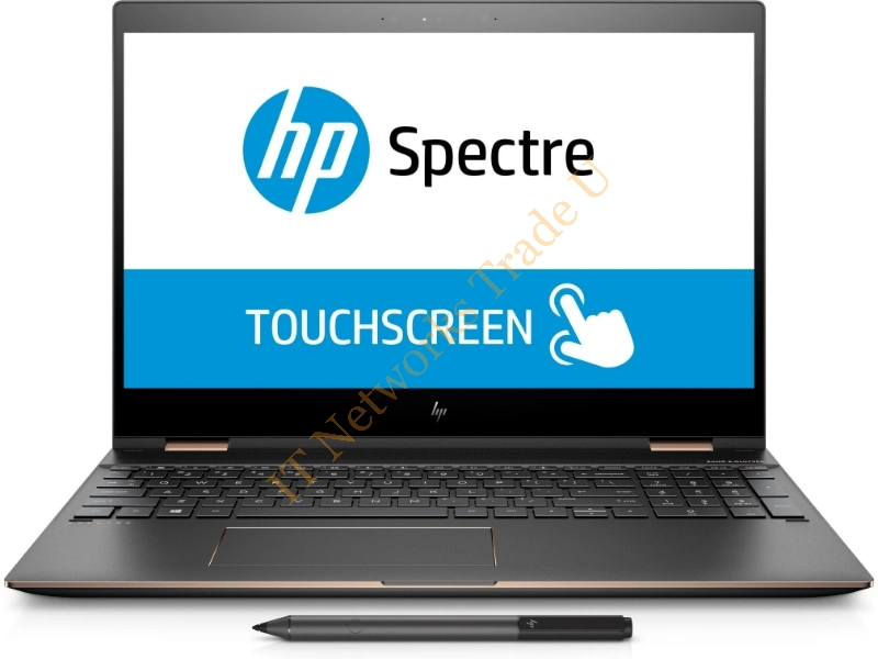 HP Spectre x360 15-ch005na 3.1GHz 15.6" 3840 x 2160pixels Touchscreen Gold, Silver Hybrid (2-in-1) Laptop System