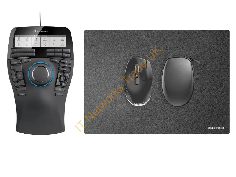 3DX-700135 - 3Dconnexion Spacemouse Enterprise Kit 2 Mouse Office Ambidextrous Rf Wireless + Usb Type-A 6Dof
