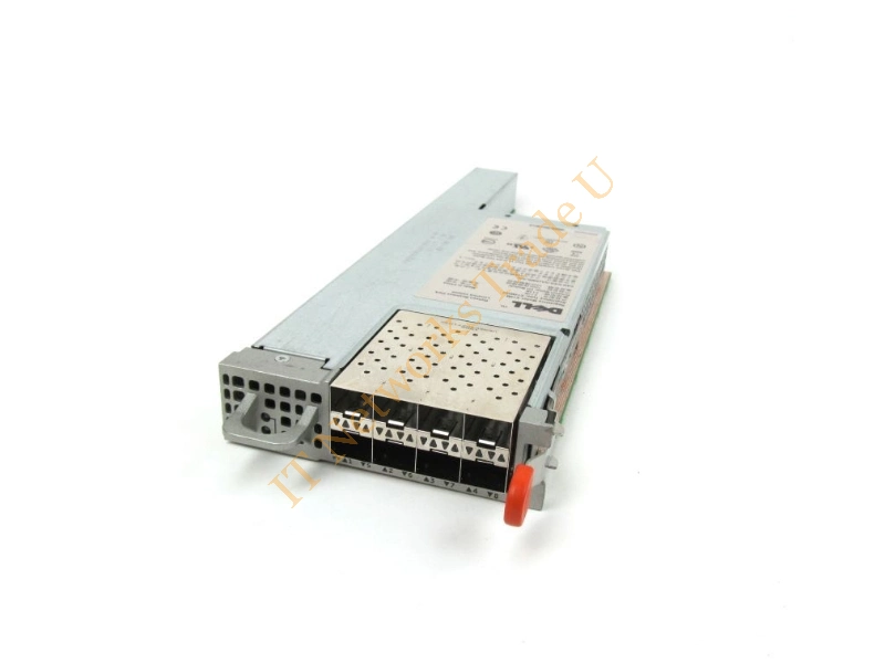 3J2XW Dell 8-Ports 10GbE SFP+ Pass-Through I/O Module for PowerEdge FX2 / FX2S Enclosure Networking Accessory