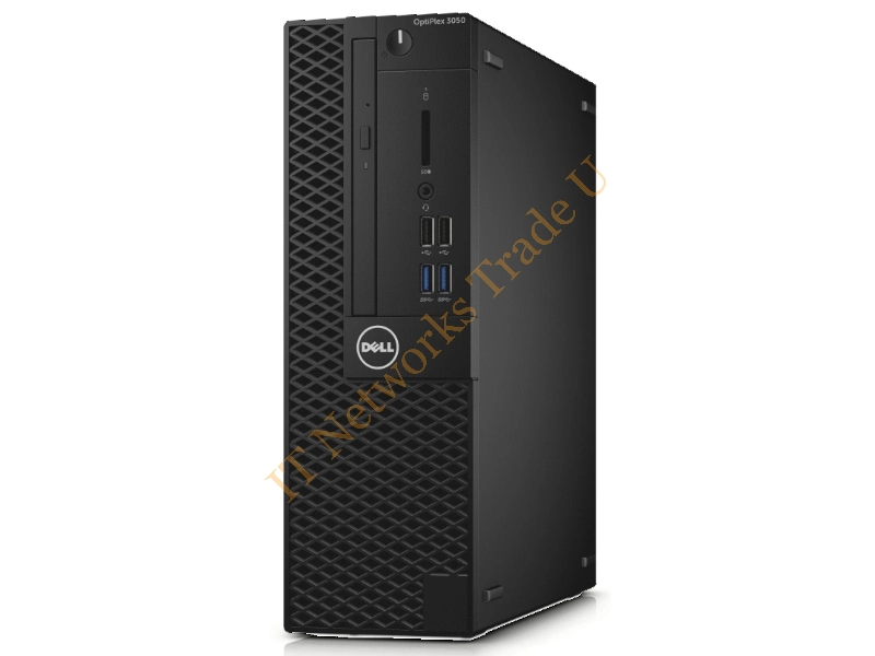 DELL OptiPlex 3050 3.9GHz i3-7100 SFF Black PC Workstation Systems