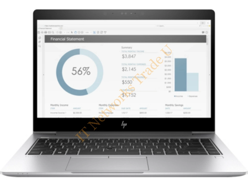 HP EliteBook 745 G5 2GHz 2500U AMD Ryzen 5 14" 1920 x 1080pixels Silver Notebook Laptop System