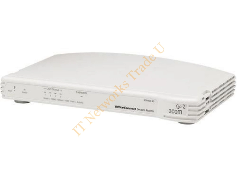 3CR860-95 3Com OfficeConnect 3CR860-95 Security Router 1 x 10/100Base-TX WAN 4 x 10/100Base-TX LAN