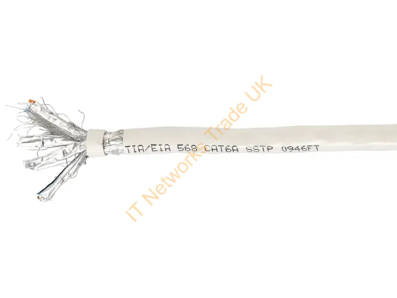 401493 - Equip Cat.6A S/FTP Installation Cable, LSZH, Solid Copper, 305m