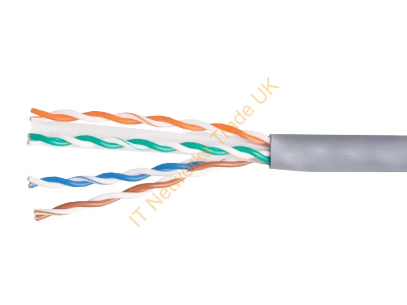 401496 - Equip Cat.6A U/UTP Installation Cable, LSZH, Solid Copper, 305m