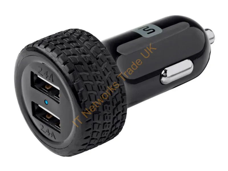 40152 - Monoprice 40152 Mobile Device Charger Smartphone Black Cigar Lighter Auto