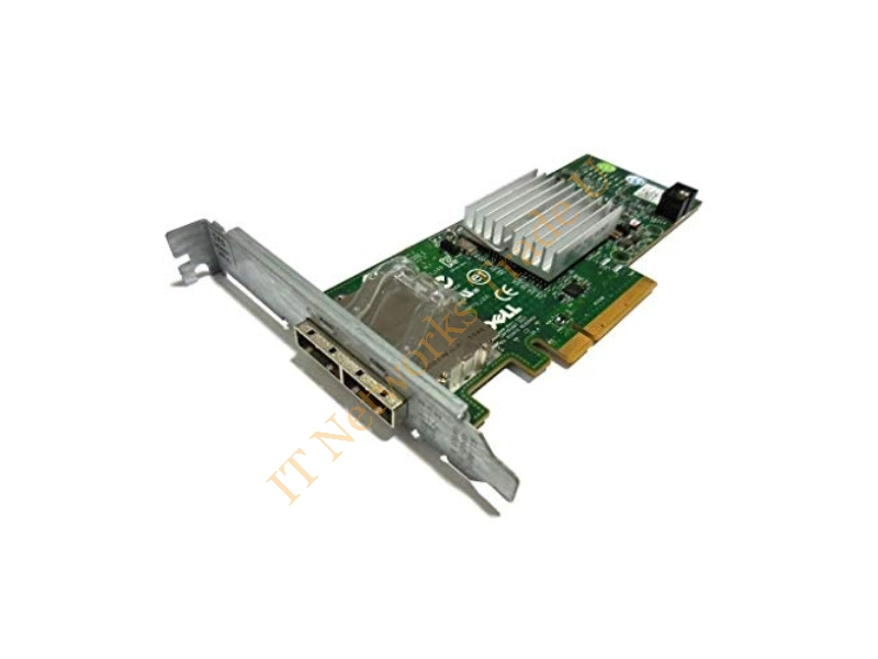 403-BBGC Dell 6GB Dual Port (External) PCI-Express SAS Non-RAID Host Bus Adapter with Standard BRackE Raid Controller