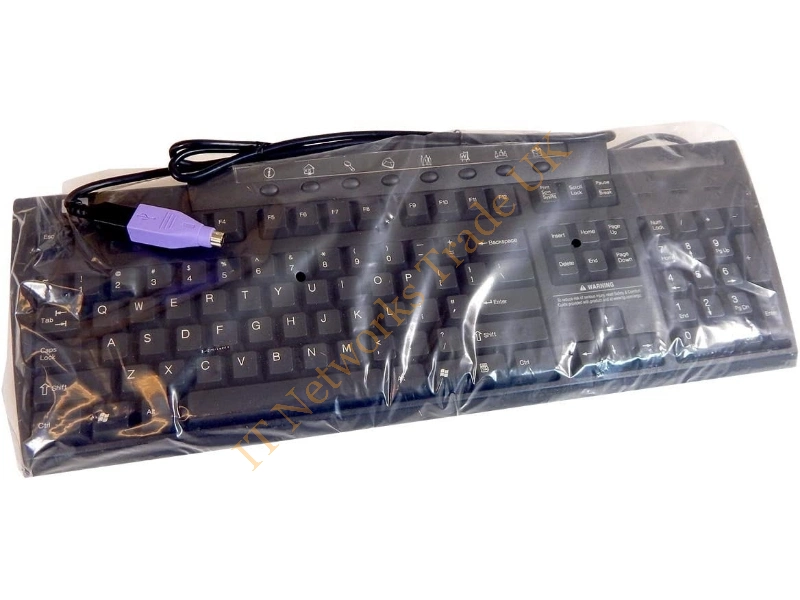 404561-001 HP Enhanced USB-PS2 Carbon Keyboard Assembly Desktop Keyboard